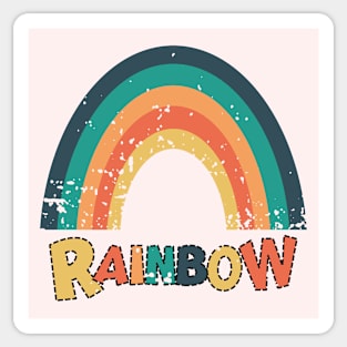 Vintage Rainbow Sticker